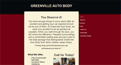 Desktop Screenshot of greenvilleautobodyinc.com